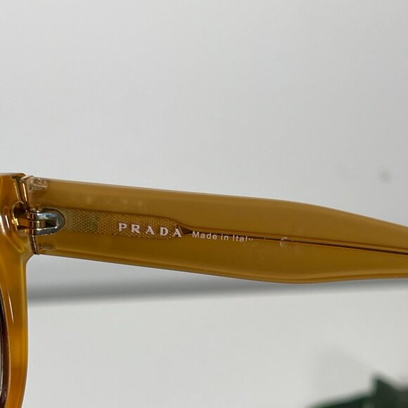 Prada Havana Brown/Brown Gradient SPR170 Cat Eye Sunglasses Size 54-22-140 - Picture 7 of 11